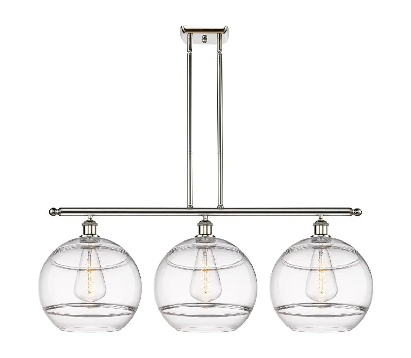 Industrial Wall - Mounted Lighting for Workshop WallsBallston Three Light Island Pendant