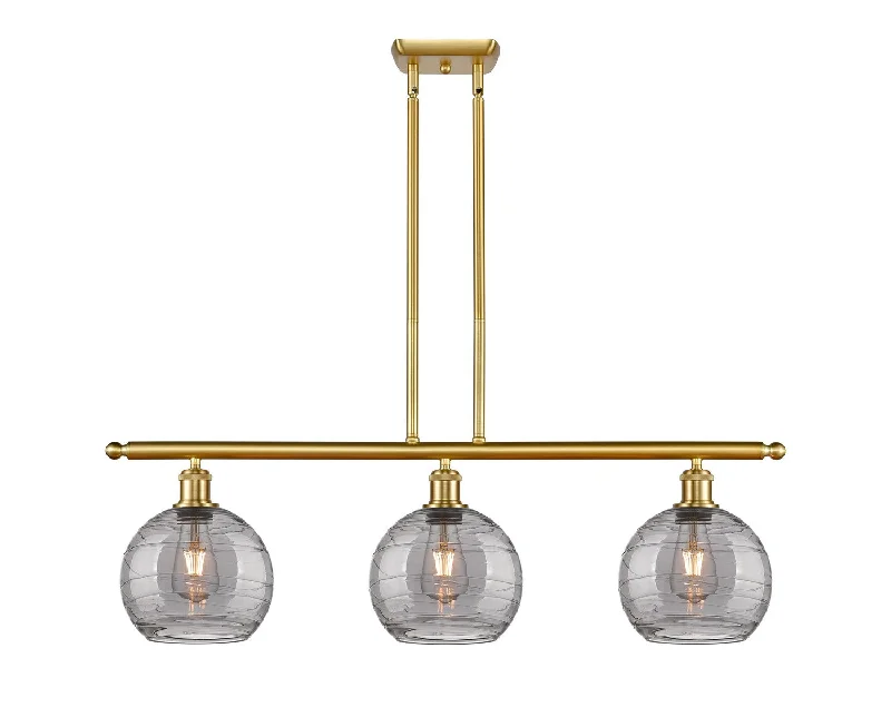 Waterproof Industrial Lighting for Wet AreasBallston Three Light Island Pendant