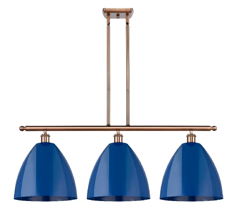 Industrial Wall - Mounted Lighting for Workshop WallsBallston Three Light Island Pendant