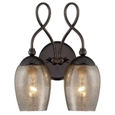 Industrial - style track lighting for loftsVaraluz Lighting 256K02BC Emma 2-Light Wall Sconce - Black Chrome Finish with Mercury Glass Shade Industrial - style track lighting for loftsVaraluz Lighting 256K02BC Emma 2-Light Wall Sconce - Black Chrome Finish with Mercury Glass Shade