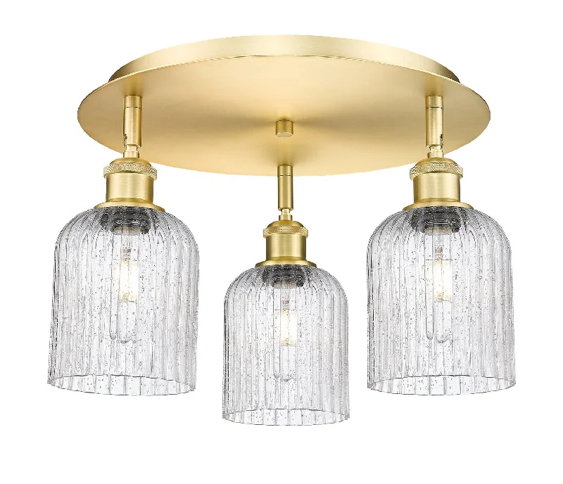 Low - Bay Industrial Lighting Fixtures for Small FactoriesDowntown Urban Three Light Flush Mount Low - Bay Industrial Lighting Fixtures for Small FactoriesDowntown Urban Three Light Flush Mount
