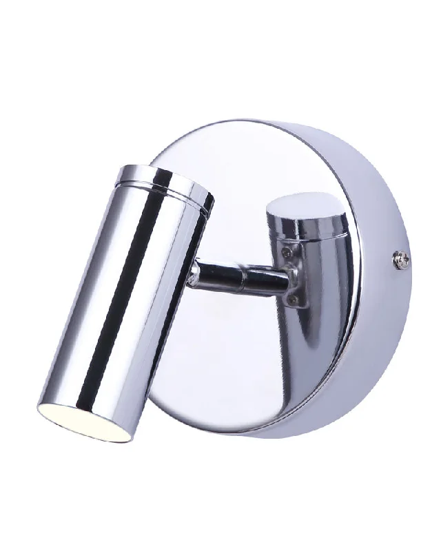 Track lighting with frosted glass shadesCanarm LCW211A01CH Kelby LED Single Head Track Light Chrome