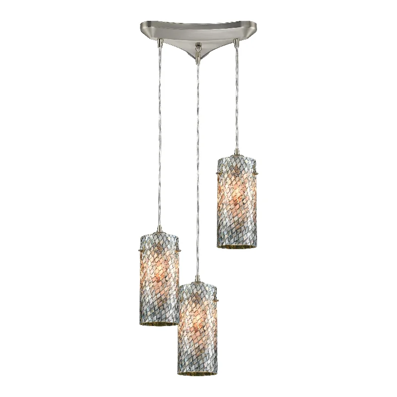 Track lighting for accentuating artworksCapri 12" Wide 3-Light Pendant