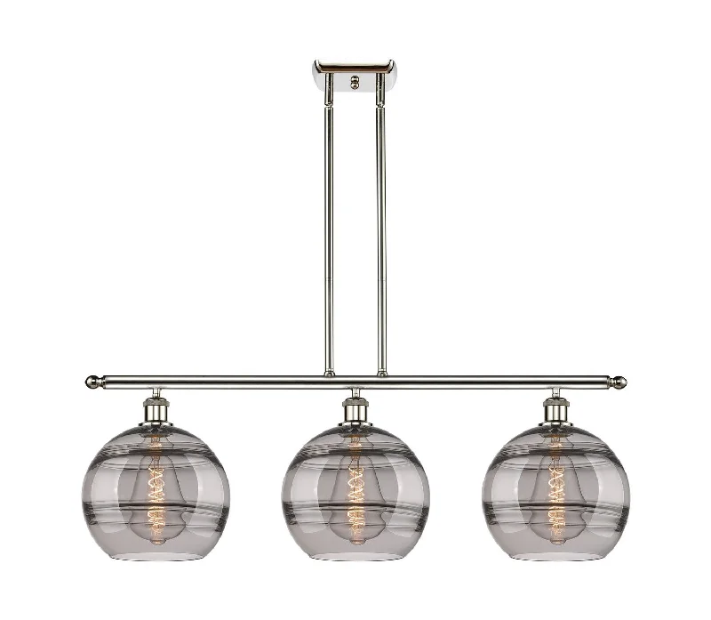 Industrial Wall - Mounted Lighting for Workshop WallsBallston Three Light Island Pendant