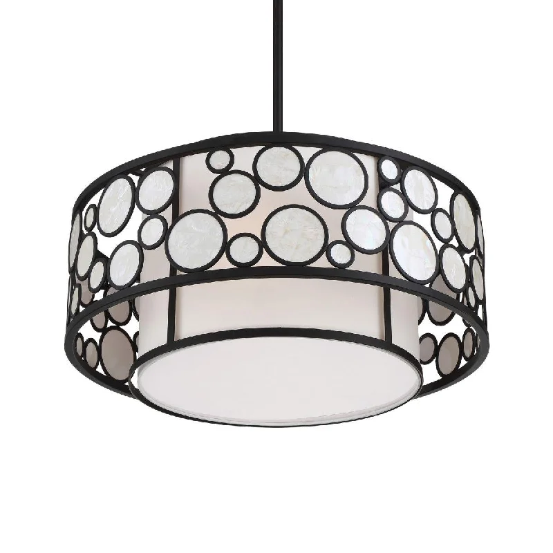 Corrosion - Resistant Industrial Lighting for Coastal FactoriesMosaic 24 in. 4 lights Pendant Light Oil Rubbed Bronze Finish