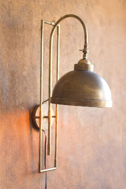 Contemporary track lighting in black finishKalalou CLL2396 Antique Brass Finish Corded Wall Sconce Contemporary track lighting in black finishKalalou CLL2396 Antique Brass Finish Corded Wall Sconce