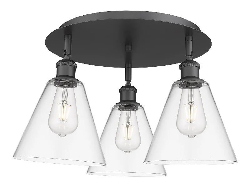 Industrial Lighting for Food Processing FactoriesDowntown Urban Three Light Flush Mount Industrial Lighting for Food Processing FactoriesDowntown Urban Three Light Flush Mount