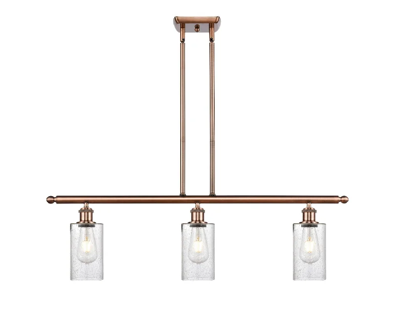 Industrial Lighting with High CRI (Color Rendering Index) for True Color PerceptionBallston Three Light Island Pendant