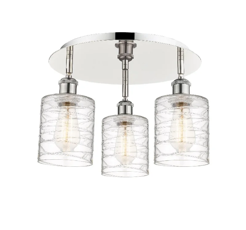 Industrial Pendant Lighting for Machine ShopsDowntown Urban Three Light Flush Mount Industrial Pendant Lighting for Machine ShopsDowntown Urban Three Light Flush Mount