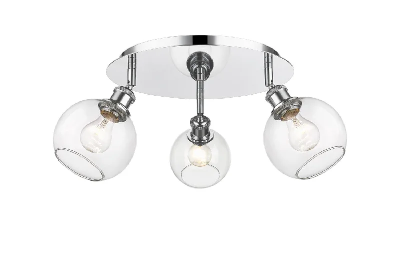 Industrial Lighting for Automotive Manufacturing PlantsDowntown Urban Three Light Flush Mount Industrial Lighting for Automotive Manufacturing PlantsDowntown Urban Three Light Flush Mount
