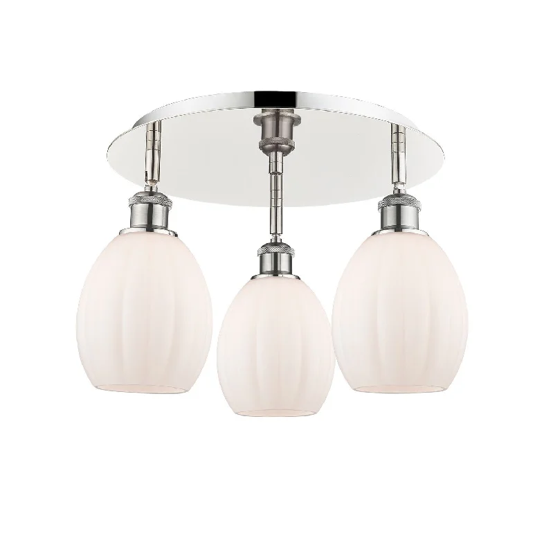 Energy - Efficient Industrial Lighting for Cost - SavingsDowntown Urban Three Light Flush Mount Energy - Efficient Industrial Lighting for Cost - SavingsDowntown Urban Three Light Flush Mount