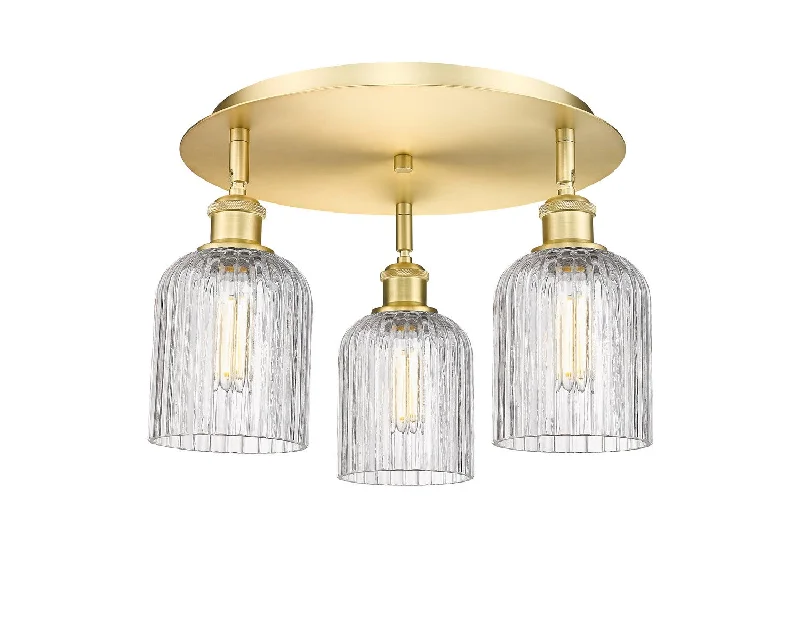 Corrosion - Resistant Industrial Lighting for Coastal FactoriesDowntown Urban Three Light Flush Mount Corrosion - Resistant Industrial Lighting for Coastal FactoriesDowntown Urban Three Light Flush Mount