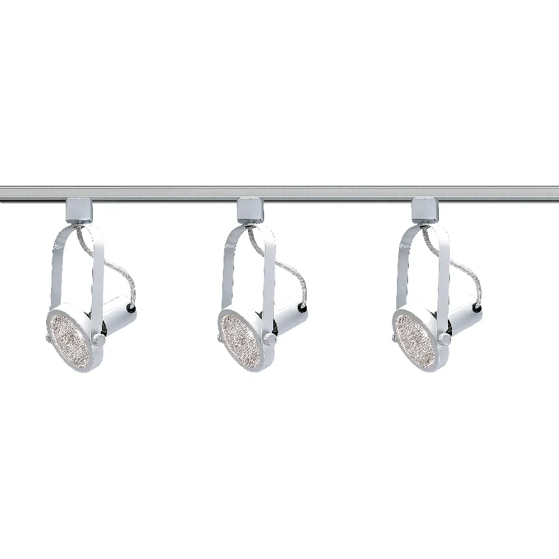 Track lighting for rental properties7936WH - White 4' 3 Head Track Pack Light