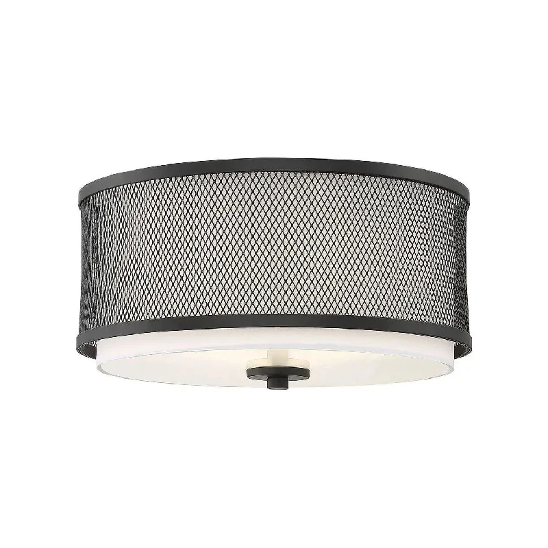 Modern track lighting with LED bulbsMflus Semi-Flush Mount