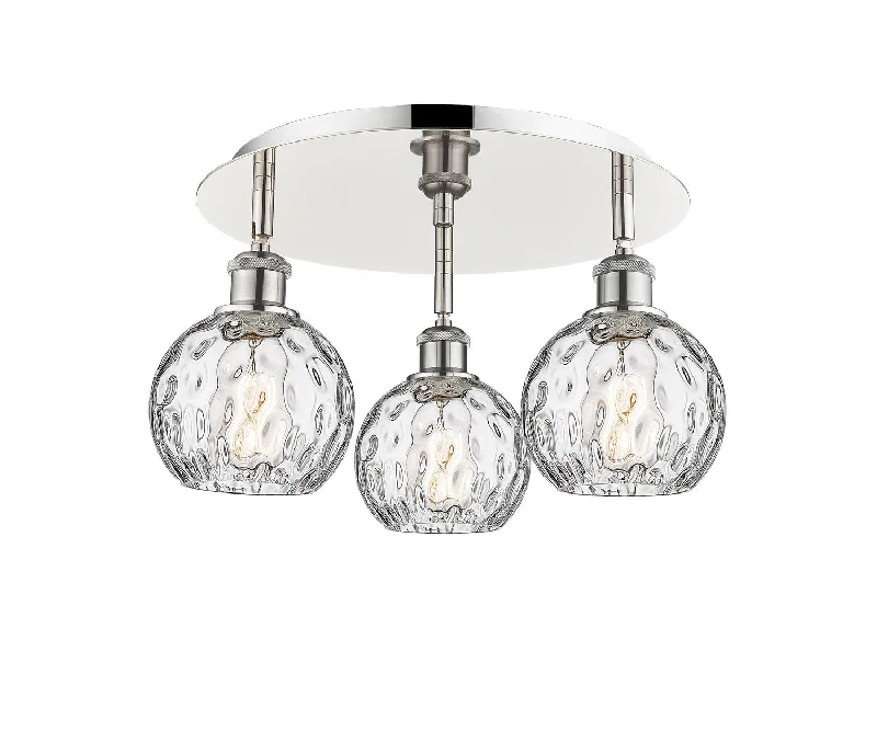 Industrial Wall - Mounted Lighting for Workshop WallsDowntown Urban Three Light Flush Mount Industrial Wall - Mounted Lighting for Workshop WallsDowntown Urban Three Light Flush Mount