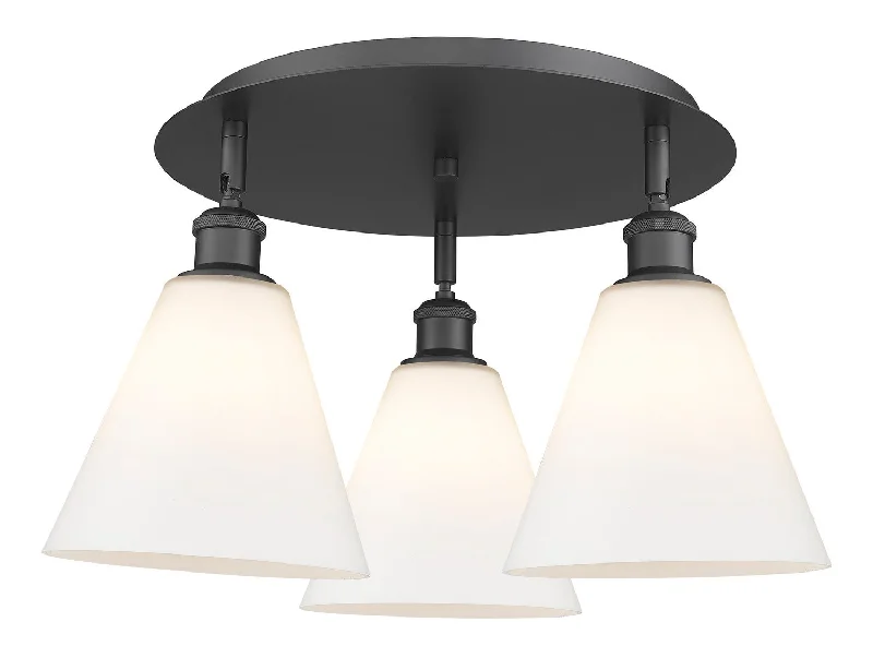 Shock - Resistant Industrial Lighting for Vibrating Machinery AreasDowntown Urban Three Light Flush Mount Shock - Resistant Industrial Lighting for Vibrating Machinery AreasDowntown Urban Three Light Flush Mount