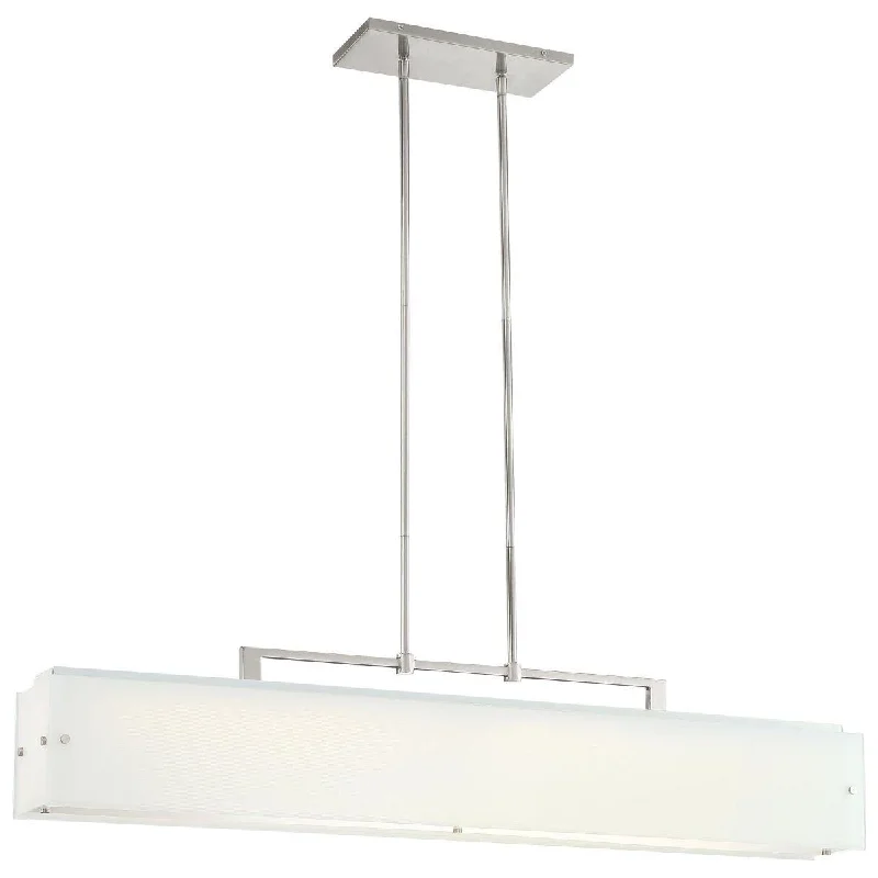 Industrial Ceiling - Mounted Lighting for Assembly PlantsButton 44 in. LED Pendant Light Brushed Nickel finish Industrial Ceiling - Mounted Lighting for Assembly PlantsButton 44 in. LED Pendant Light Brushed Nickel finish