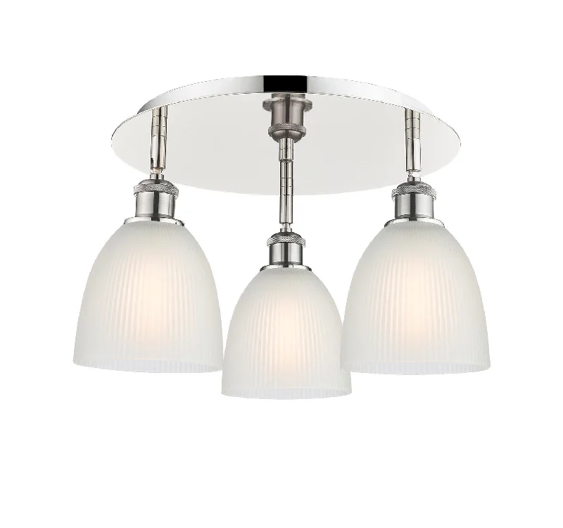 Industrial Flood Lighting for Outdoor Loading DocksDowntown Urban Three Light Flush Mount Industrial Flood Lighting for Outdoor Loading DocksDowntown Urban Three Light Flush Mount