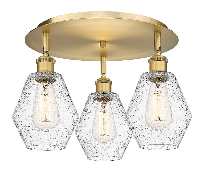 Industrial Wall - Mounted Lighting for Workshop WallsDowntown Urban Three Light Flush Mount Industrial Wall - Mounted Lighting for Workshop WallsDowntown Urban Three Light Flush Mount
