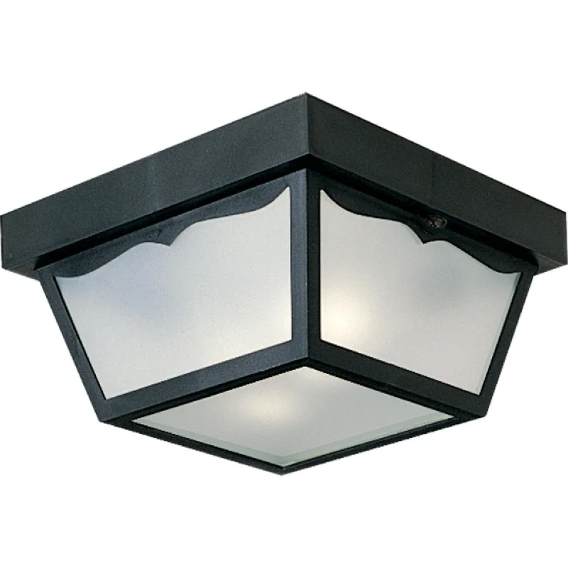 Track lighting for adding a touch of eleganceX6856-BK-GU24 - Black 2 Light Exterior Ceiling Flush Mount Track lighting for adding a touch of eleganceX6856-BK-GU24 - Black 2 Light Exterior Ceiling Flush Mount