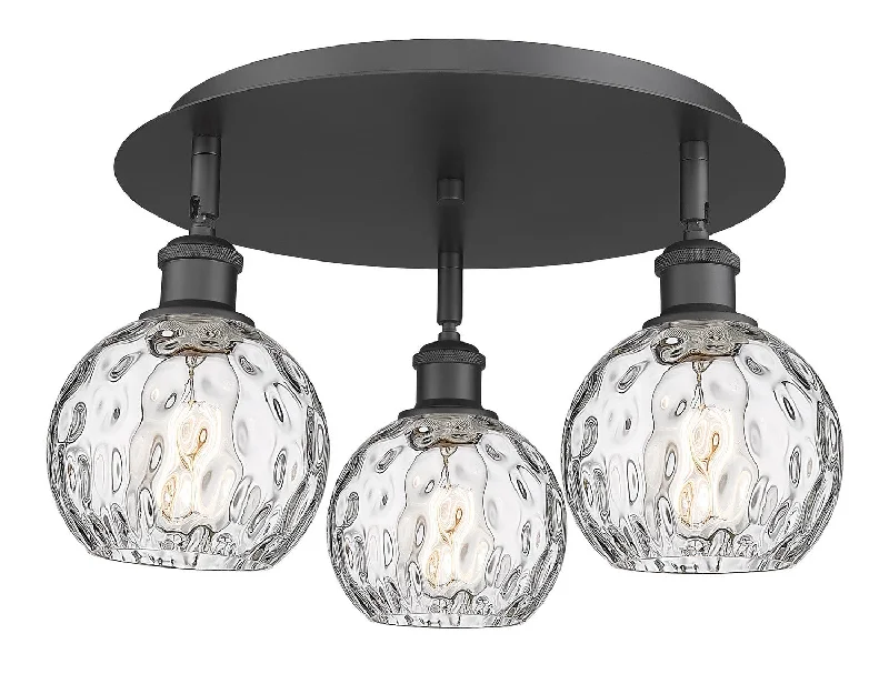 Industrial Flood Lighting for Outdoor Loading DocksDowntown Urban Three Light Flush Mount Industrial Flood Lighting for Outdoor Loading DocksDowntown Urban Three Light Flush Mount