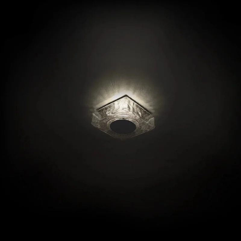 Track lighting with a minimalist track designCuboid LED Outdoor Flush Mount