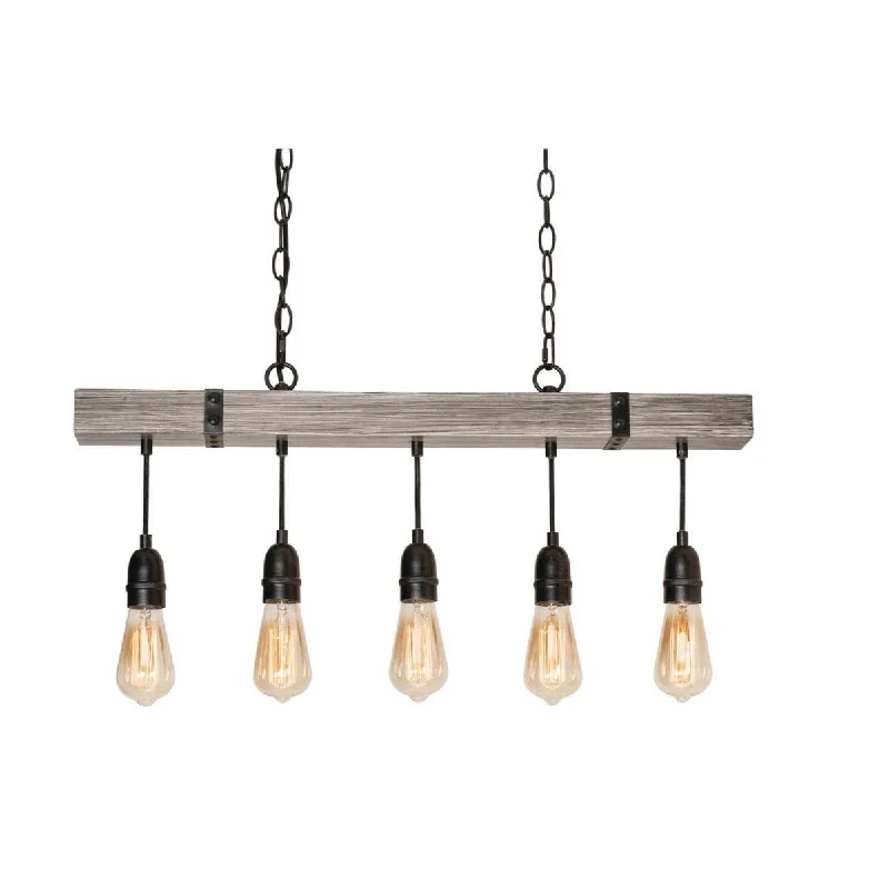Industrial Lighting for Furniture FactoriesNoah 30 in. 5 Lights Pendant Light Gray Finish Industrial Lighting for Furniture FactoriesNoah 30 in. 5 Lights Pendant Light Gray Finish