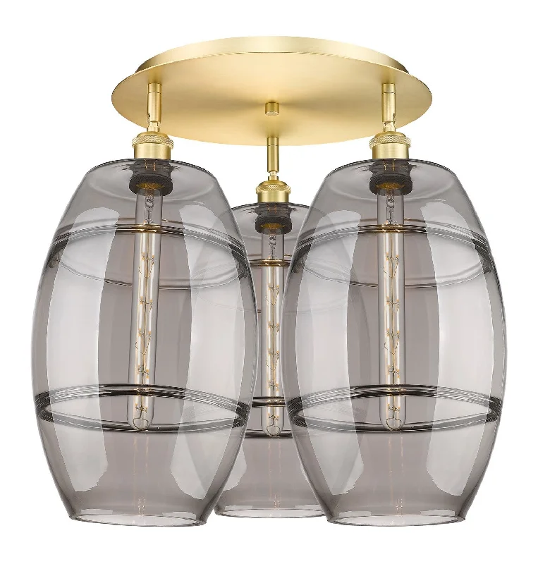 Color - Tunable Industrial Lighting for Special ApplicationsDowntown Urban Three Light Flush Mount Color - Tunable Industrial Lighting for Special ApplicationsDowntown Urban Three Light Flush Mount