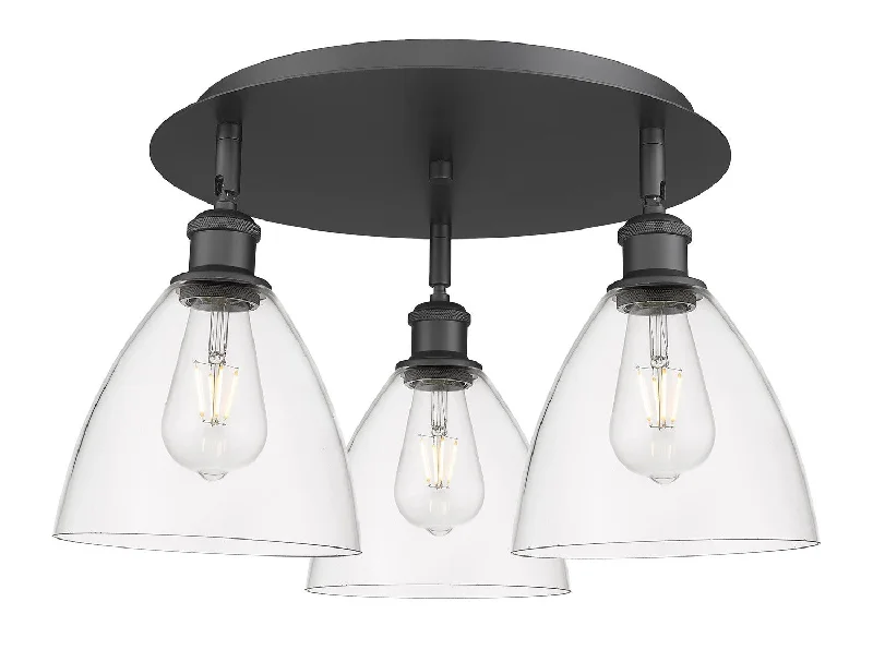 Industrial Emergency Lighting for Safety in FactoriesDowntown Urban Three Light Flush Mount Industrial Emergency Lighting for Safety in FactoriesDowntown Urban Three Light Flush Mount