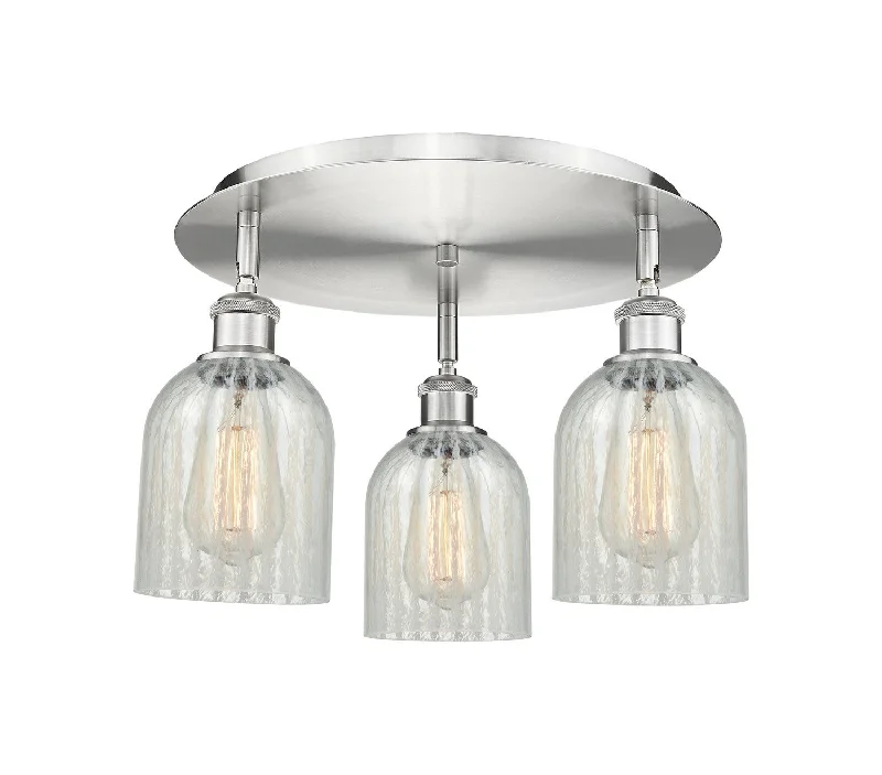 Industrial Lighting for Textile MillsDowntown Urban Three Light Flush Mount