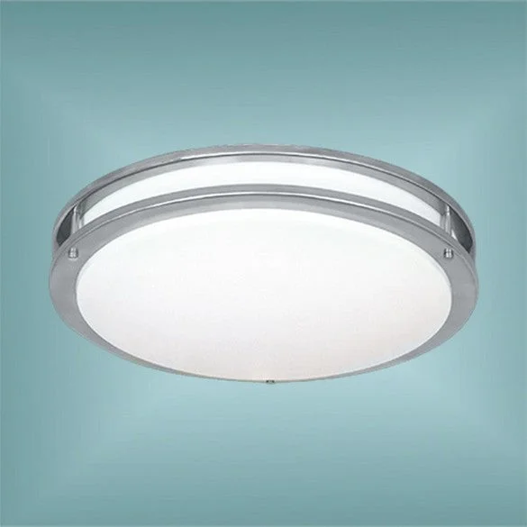 White track lighting for a clean lookSATURN33BNDE32 - Brushed Nickel 2 Lt. Saturn Flush Mount White track lighting for a clean lookSATURN33BNDE32 - Brushed Nickel 2 Lt. Saturn Flush Mount