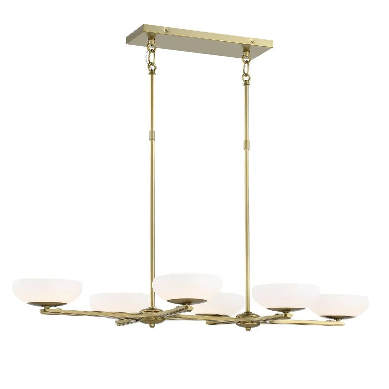 Explosion - Proof Industrial Lighting for Hazardous LocationsScale 40 in. 6 Lights LED Pendant Light Brass Finish Explosion - Proof Industrial Lighting for Hazardous LocationsScale 40 in. 6 Lights LED Pendant Light Brass Finish