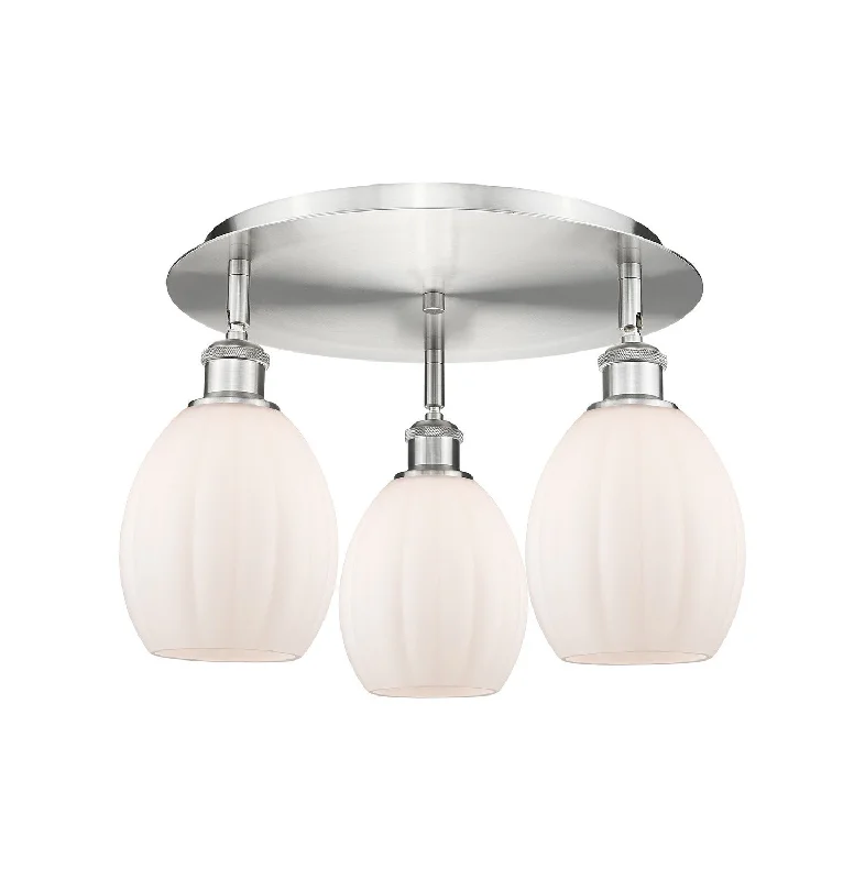 Industrial Task Lighting for Precision WorkstationsDowntown Urban Three Light Flush Mount Industrial Task Lighting for Precision WorkstationsDowntown Urban Three Light Flush Mount