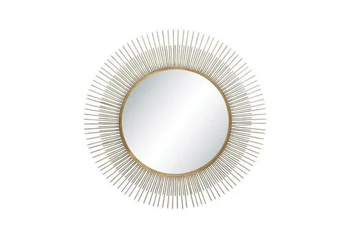 Wireless track lighting for easy installationGold Modern Sunburst Wall Mirror 36 inch Wireless track lighting for easy installationGold Modern Sunburst Wall Mirror 36 inch