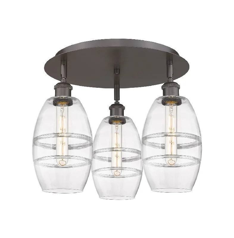 Energy - Efficient Industrial Lighting for Cost - SavingsDowntown Urban Three Light Flush Mount Energy - Efficient Industrial Lighting for Cost - SavingsDowntown Urban Three Light Flush Mount