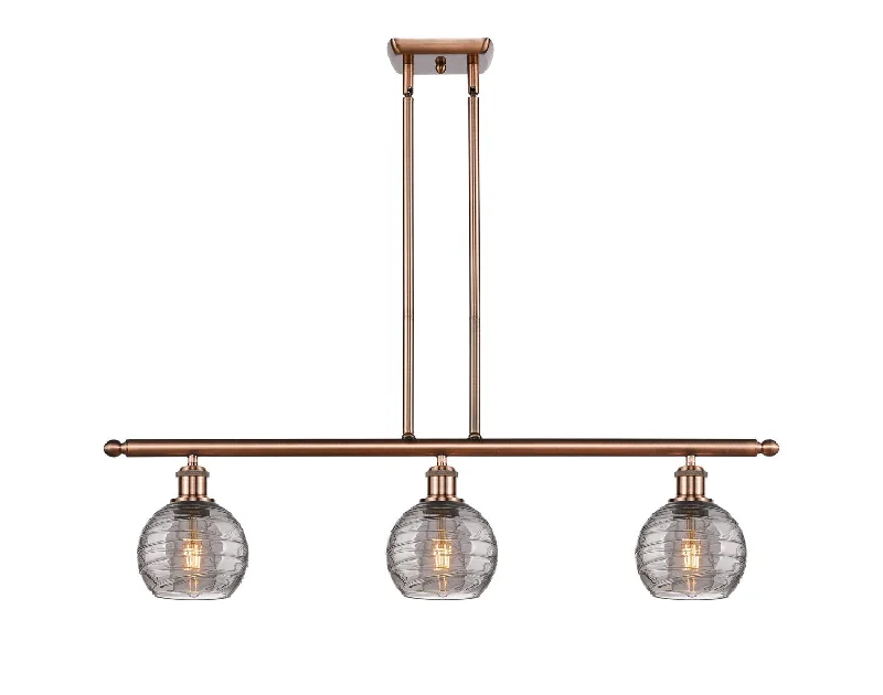 Low - Bay Industrial Lighting Fixtures for Small FactoriesBallston Three Light Island Pendant Low - Bay Industrial Lighting Fixtures for Small FactoriesBallston Three Light Island Pendant