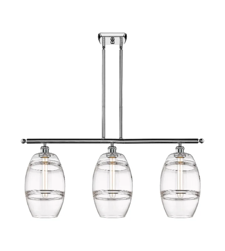 Dust - Resistant Industrial Lighting for Dirty WorkspacesBallston Three Light Island Pendant