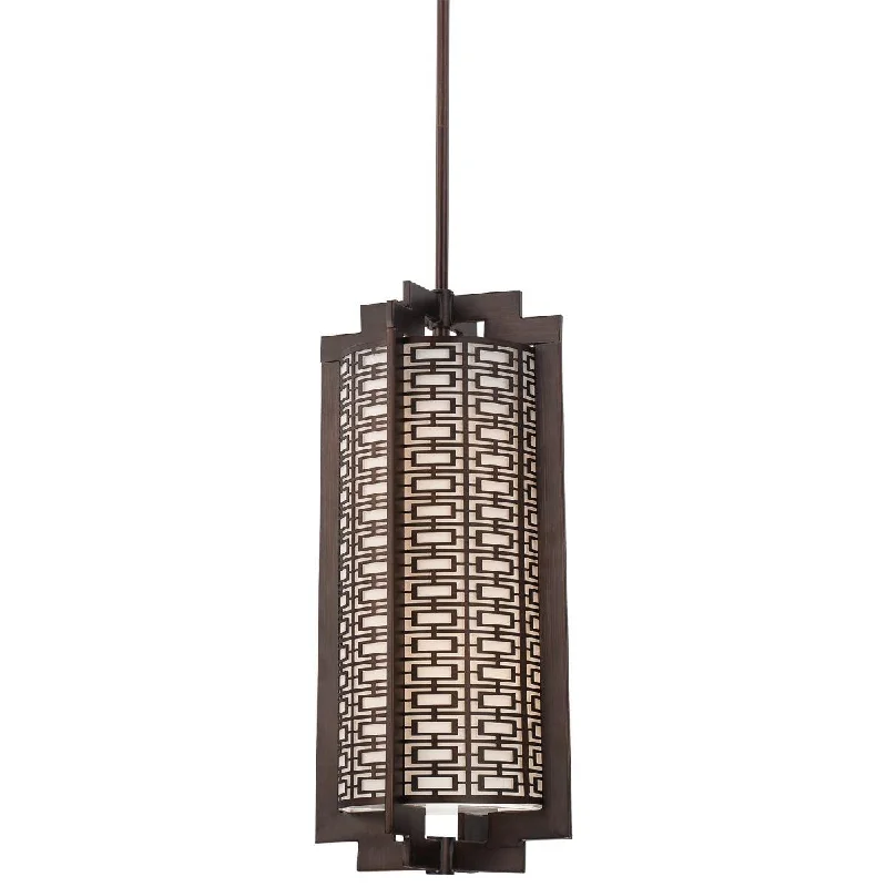 Industrial Lighting for Food Processing FactoriesAtelier 9 in. 2 Lights Pendant Light Bronze Finish