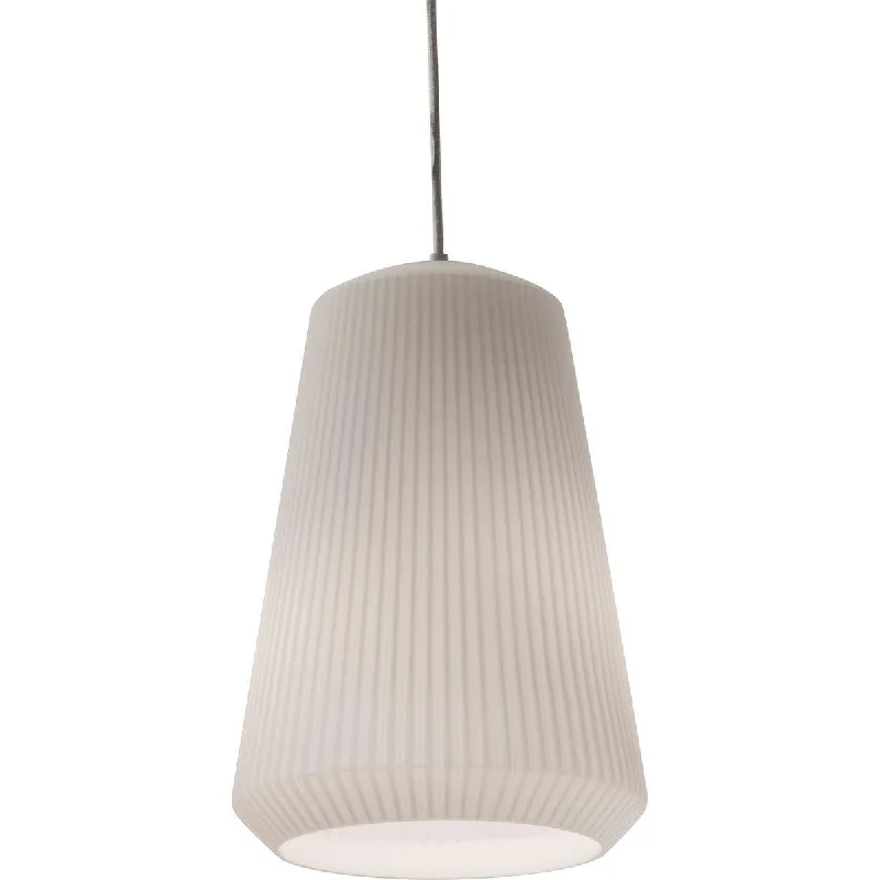 Industrial Area Lighting for Large Open SpacesIsla 11 in. Pendant Light White Finish Industrial Area Lighting for Large Open SpacesIsla 11 in. Pendant Light White Finish