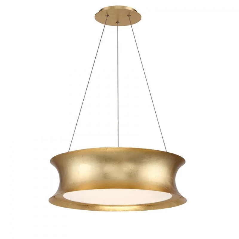 Industrial Lighting for Automotive Manufacturing PlantsTango 20 in. LED Pendant Light Gold Finish