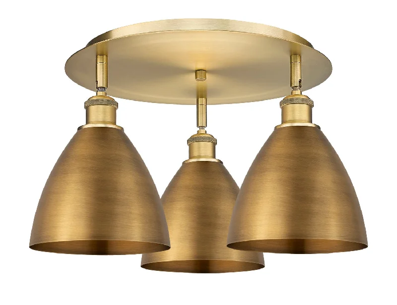 Industrial Task Lighting for Precision WorkstationsDowntown Urban Three Light Flush Mount Industrial Task Lighting for Precision WorkstationsDowntown Urban Three Light Flush Mount