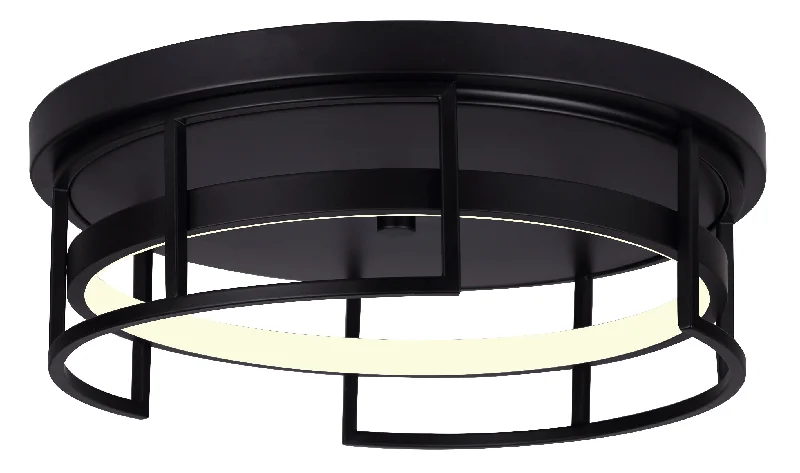 Track lighting for museums and galleriesCanarm LFM231A15BK Amora LED Flush Mount In Black Track lighting for museums and galleriesCanarm LFM231A15BK Amora LED Flush Mount In Black
