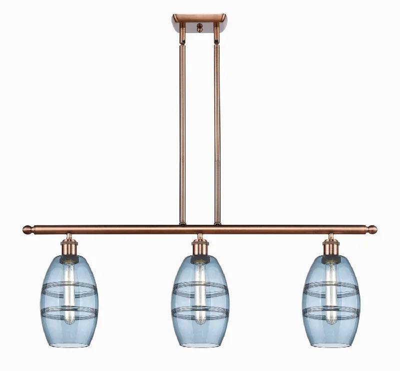 Industrial Pendant Lighting for Machine ShopsBallston Three Light Island Pendant