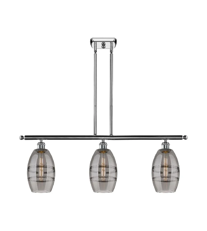 Industrial Lighting for Textile MillsBallston Three Light Island Pendant