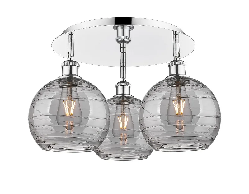 Energy - Efficient Industrial Lighting for Cost - SavingsDowntown Urban Three Light Flush Mount Energy - Efficient Industrial Lighting for Cost - SavingsDowntown Urban Three Light Flush Mount