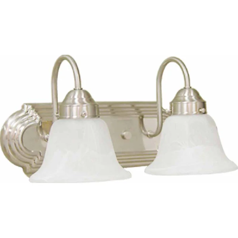 Track lighting with a chunky, bold designVolume Lighting V1342-33 Marti 2-light Brushed Nickel Bathroom Vanity Track lighting with a chunky, bold designVolume Lighting V1342-33 Marti 2-light Brushed Nickel Bathroom Vanity