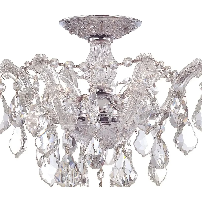 Track lighting with colored glass accentsMaria Theresa Ceiling Mount