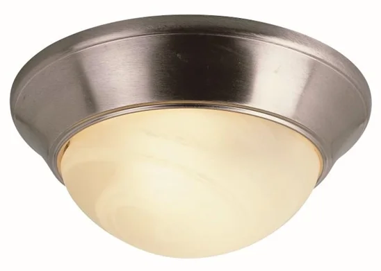 Industrial - style track lighting for loftsLuminance B571-BN-ES 2 Light Flush Mount with Alabaster Glass, Brushed Nickel Industrial - style track lighting for loftsLuminance B571-BN-ES 2 Light Flush Mount with Alabaster Glass, Brushed Nickel