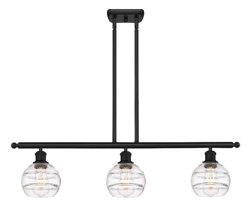 Dust - Resistant Industrial Lighting for Dirty WorkspacesBallston Three Light Island Pendant