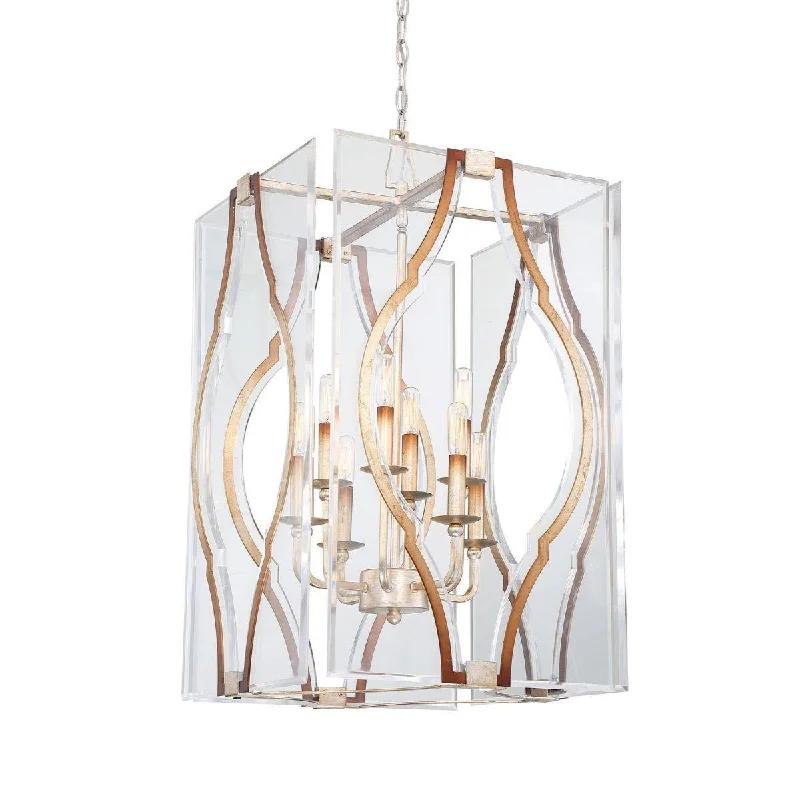 Industrial Wall - Mounted Lighting for Workshop WallsBrenton Cove 18 in. 8 lights Pendant Light Gold Finish Industrial Wall - Mounted Lighting for Workshop WallsBrenton Cove 18 in. 8 lights Pendant Light Gold Finish